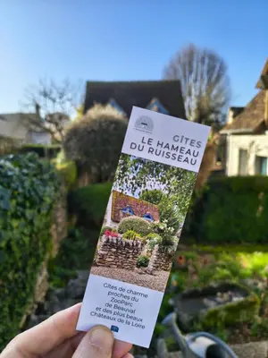 Jardin de l'établissement Gîte authentique près Zoo de Beauval et Châteaux