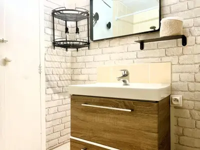 Salle de bains dans l'établissement Le clos des écureuils