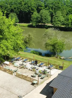 Paysage naturel près de le camping