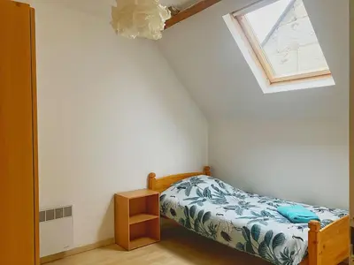 Un ou plusieurs lits dans un hébergement de l'établissement Au bois de la Belle