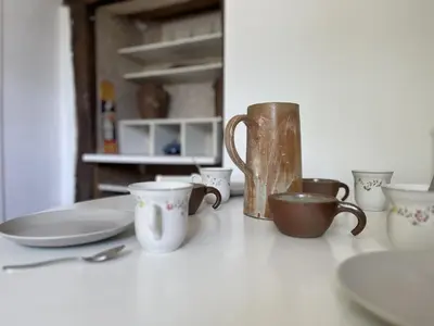 Plateau bouilloire dans l'établissement La Grande Goupillère - Campagne - Proche circuit - 5p