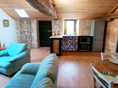 Coin salon dans l'établissement Appartement, centre ville, 2 chambres, 6 pers