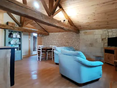 Télévision ou salle de divertissement dans l'établissement Appartement, centre ville, 2 chambres, 6 pers