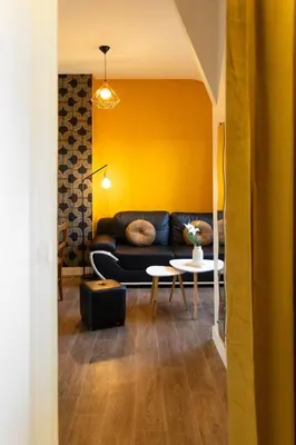 Coin salon dans l'établissement L'Écrin Saumurois - T3 Confort et Charme Île Offard