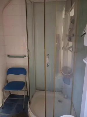 Salle de bains dans l'établissement Appartement Cosy
