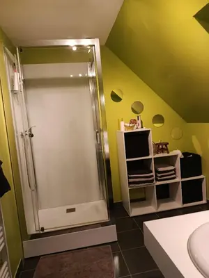 Salle de bains dans l'établissement Location Chambres 15 min du Mans