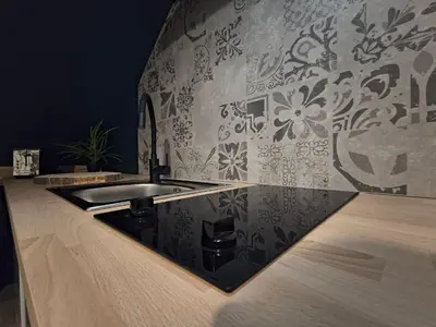 Plan de l'établissement Gîte chaleureux pour 4 pers avec piscine chauffée et bien-être - FR-1-410-483