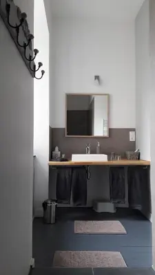 Cuisine ou kitchenette dans l'établissement La Maison Saint Aignan