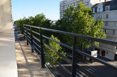 Balcon ou terrasse dans l'établissement HYPER CENTRE TOURS avec Parking