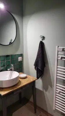 Salle de bains dans l'établissement Le Poulpe Saint-Aignan