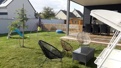 Jardin de l'établissement Le Virage du Circuit - Mulsanne