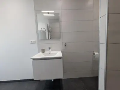 Salle de bains dans l'établissement La Maison des Vergers
