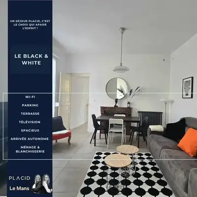 Le B & W - parking - terrasse - Wifi - spacieux