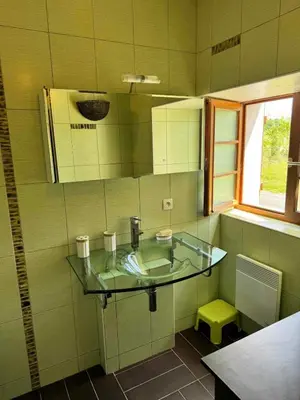Cuisine ou kitchenette dans l'établissement Charmante demeure à 2 pas de la Vienne !