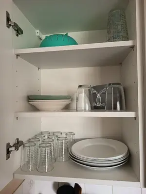 Cuisine ou kitchenette dans l'établissement Grand Studio 4 couchages proche Université et CHU