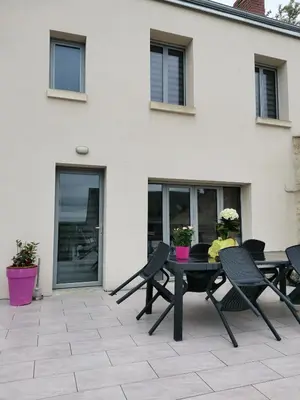 Terrasse ou espace extérieur de l'établissement Maison familiale Chinon