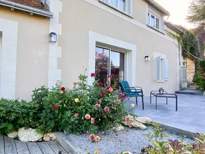 Jardin de l'établissement La Parenthèse des Guillonnières Gîte 4 à 6 personnes