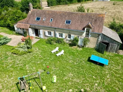 Jardin de l'établissement Maison de campagne de charme