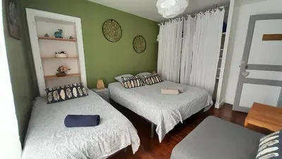 Un ou plusieurs lits dans un hébergement de l'établissement Home Sweet Home