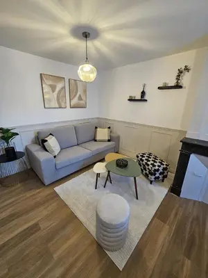 Coin salon dans l'établissement Le Lys de Tours
