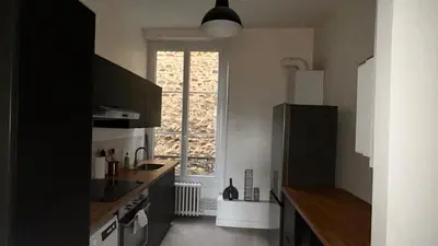 Cuisine ou kitchenette dans l'établissement Le Gastelier