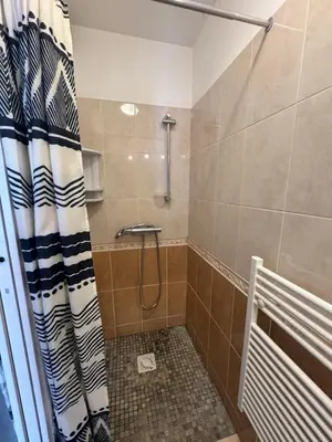 Salle de bains dans l'établissement Madlen