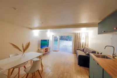 Cuisine ou kitchenette dans l'établissement Le clos des tirons
