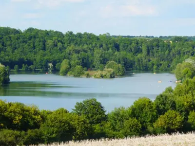 Paysage naturel près de le camping