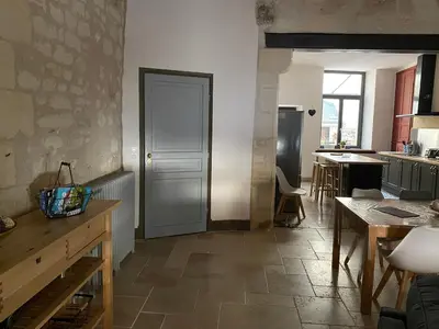 Cuisine ou kitchenette dans l'établissement Charming 3 star gîte En 1737