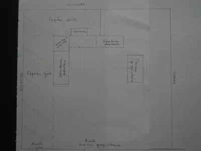 Plan de l'établissement Gîte de charme avec jardin privatif en Touraine - FR-1-381-642