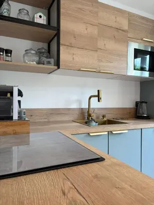 Cuisine ou kitchenette dans l'établissement Ker'mima in Antoigné Châtellerault