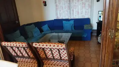 Coin salon dans l'établissement Spacieuse maison familiale à Chaumont-sur-Loire avec jardin
