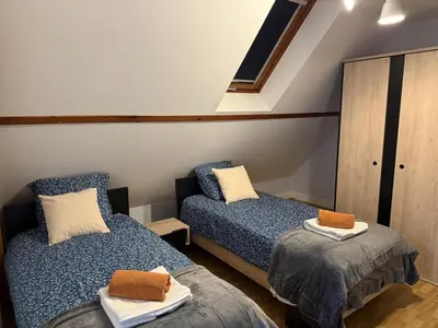 Un ou plusieurs lits dans un hébergement de l'établissement Grande Maison élégante à Vendome
