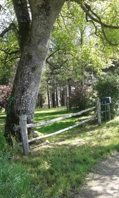 Paysage naturel près de la maison de vacances