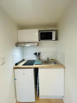 Cuisine ou kitchenette dans l'établissement Casa Nature