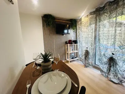 Coin salon dans l'établissement Casa Tropical