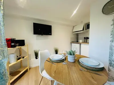Cuisine ou kitchenette dans l'établissement Casa Tropical