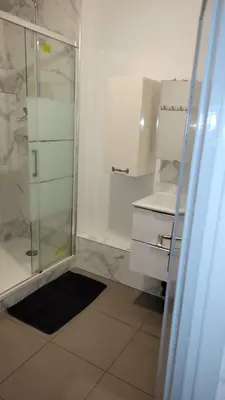Salle de bains dans l'établissement Agreable appartement