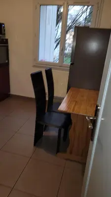 Coin salon dans l'établissement Agreable appartement