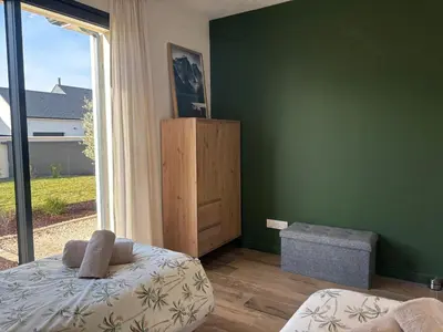 Télévision ou salle de divertissement dans l'établissement Escale aux portes d'Amboise