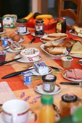 Nourriture dans le B&B/chambre d'hôtes ou à proximité