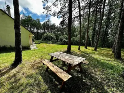 Jardin de l'établissement L'Échappée Boisée - côté Vallée