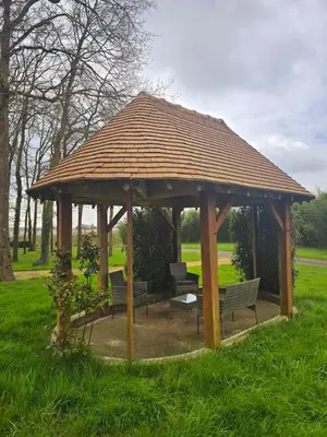 Jardin de l'établissement Gîte de la Chesnaie
