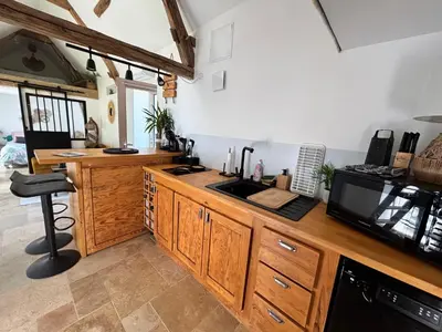 Plan de l'établissement Chambre d'hôte de charme dans maison indépendante, terrasse, proche Saumur