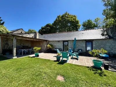 Plan de l'établissement Chambre d'hôte de charme dans maison indépendante, terrasse, proche Saumur