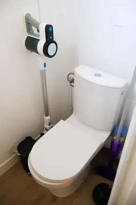 Salle de bains dans l'établissement Studio au pied du Vieux-Mans