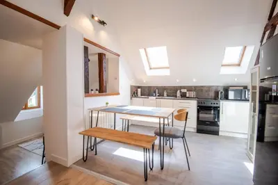 Cuisine ou kitchenette dans l'établissement Le Quai des Marais - Coeur d'Amboise