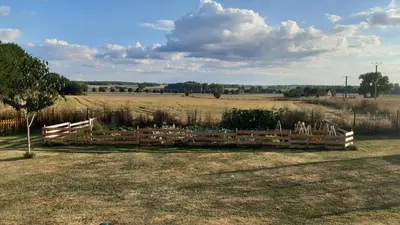 Paysage naturel près de la maison d'hôtes