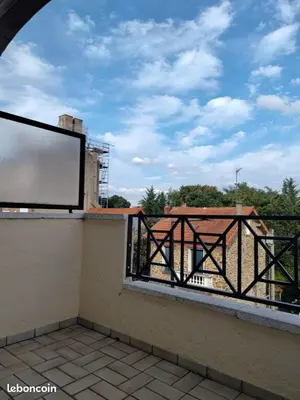 Balcon ou terrasse dans l'établissement Appartement Duplex