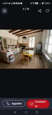 Cuisine ou kitchenette dans l'établissement Chez Mimi